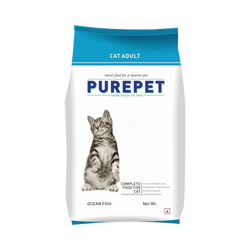 Purepet Ocean Fish Dry Cat Food, 3kg - Animeal
