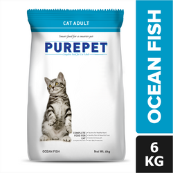 Purepet Ocean Fish Dry Cat Food, 6kg - Animeal