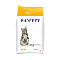 Purepet Seafood Dry Cat Food, 3kg - Animeal
