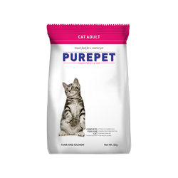 Purepet Tuna and Salmon Dry Cat Food, 6kg - Animeal