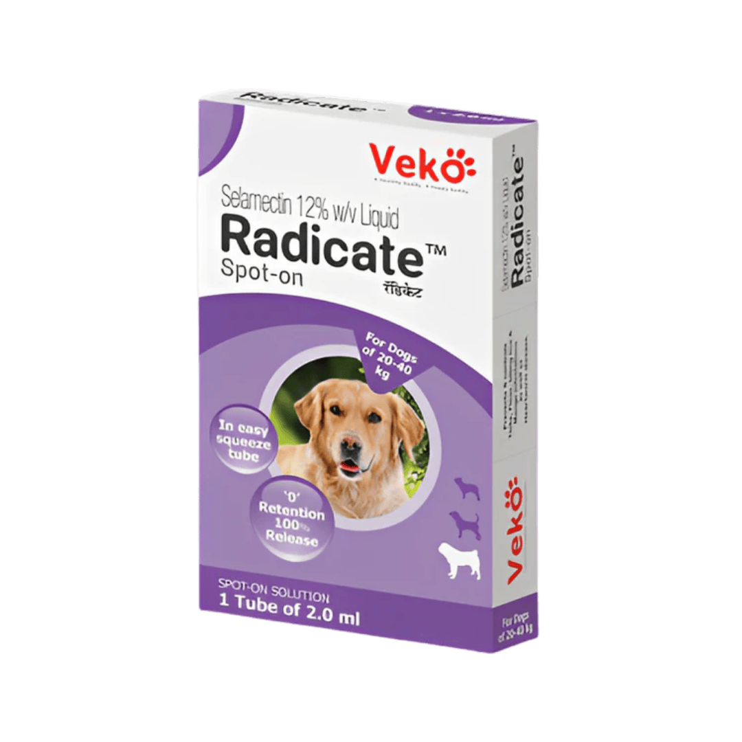 RADICATE (20KG-40KG) DOG SPOT ON - Animeal