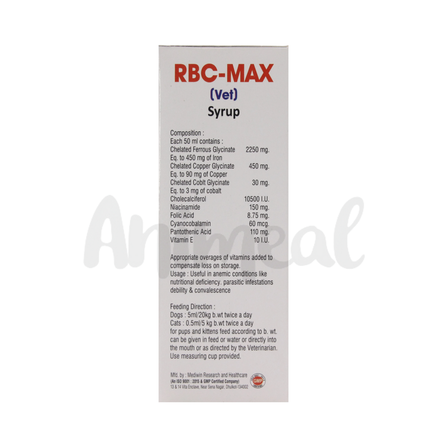 RBC MAX SYRUP - Animeal