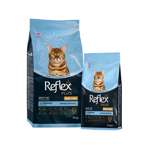 REFLEX CAT ADULT SKIN CARE WITH SALMON DRY FOOD - Animeal
