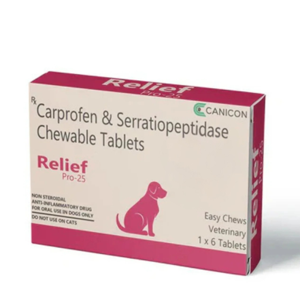 RELIEF PRO 25MG TABLET - Animeal
