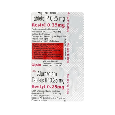 RESTYL 0.25 TAB [15 TABS] - Animeal