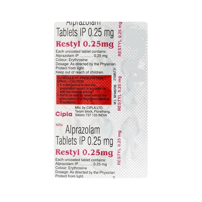 RESTYL 0.25 TAB [15 TABS] - Animeal