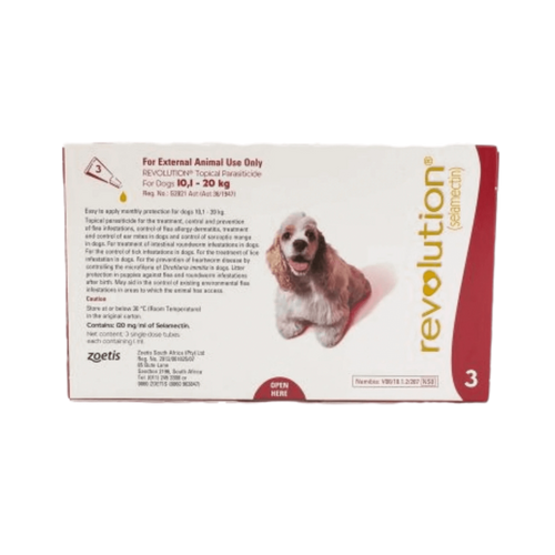 REVOLUTION (10-20KG) DOG SPOT ON - Animeal