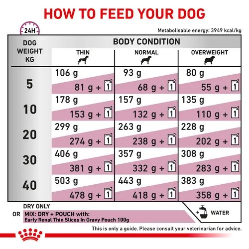 ROYAL CANIN EARLY RENAL DOG DRY FOOD 2KG - Animeal