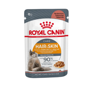 ROYAL CANIN HAIR & SKIN CAT GRAVY [85 GM] - Animeal