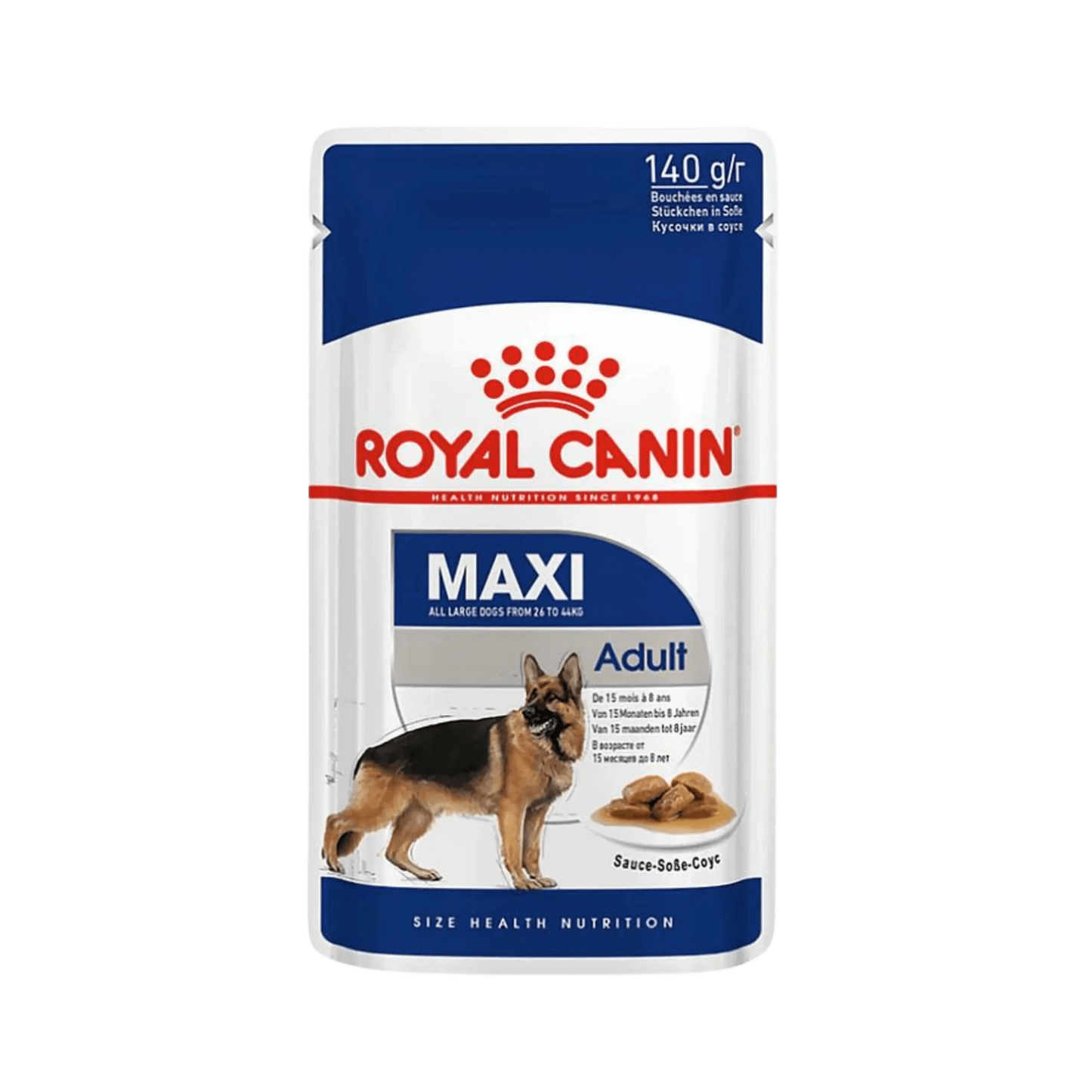 ROYAL CANIN MAXI ADULT GRAVY [140 GM] - Animeal