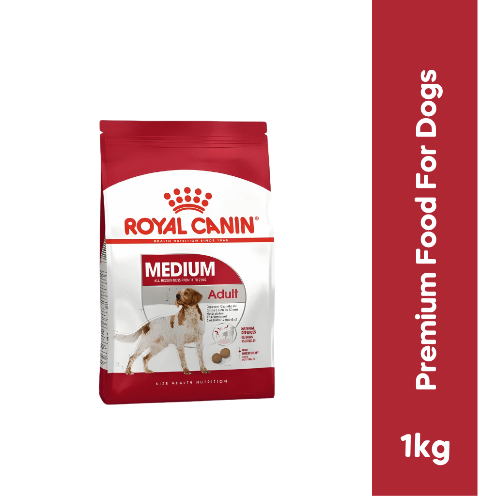 ROYAL CANIN MEDIUM ADULT DRY FOOD [1 KG] - Animeal