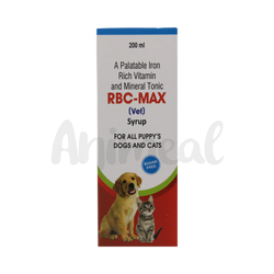 Rbc Max Syrup for Dogs and Cats, 200ml - Animeal