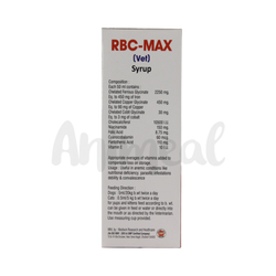 Rbc Max Syrup for Dogs and Cats, 200ml - Animeal