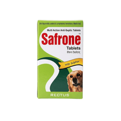 Rectus Remedies Safrone Tablet for Dogs and Cats, 60 Tablets - Animeal
