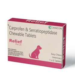 Relief Pro 25mg Tablet for Dogs and Cats, 6 Tablets - Animeal