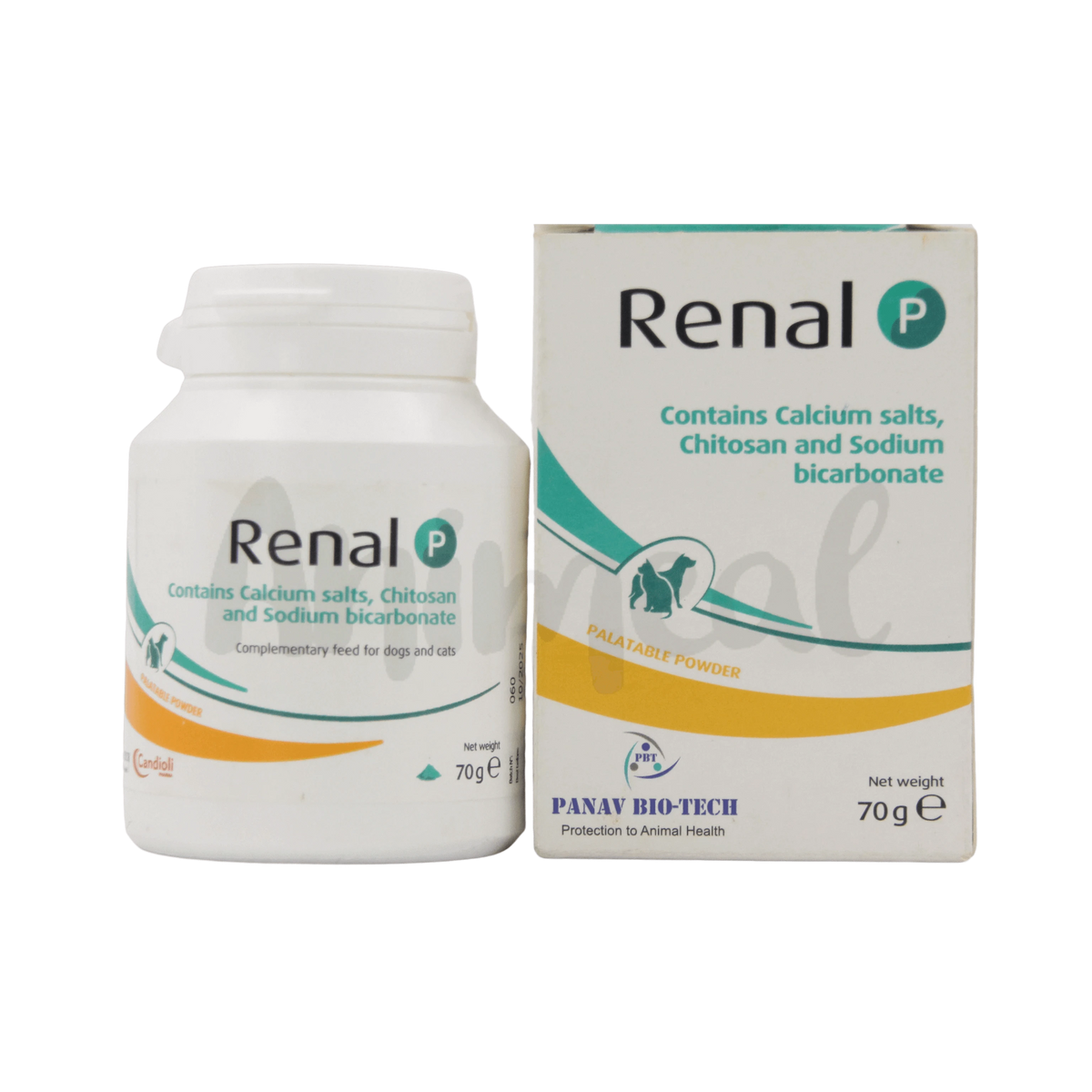 Renal-P Powder for Dogs and Cats, 70g - Animeal