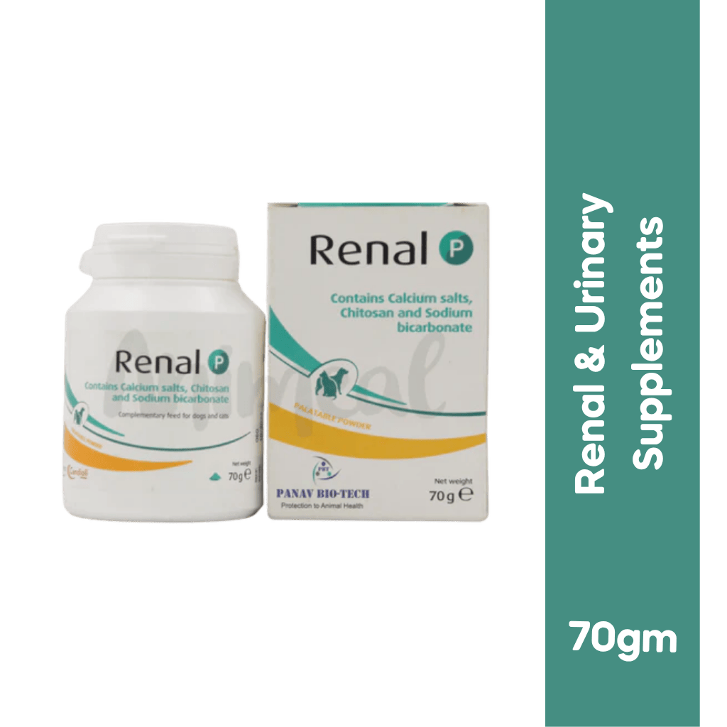 Renal-P Powder for Dogs and Cats, 70g - Animeal