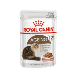 Royal Canin Ageing 12+ in Gravy Wet Cat Food, 85g - Animeal