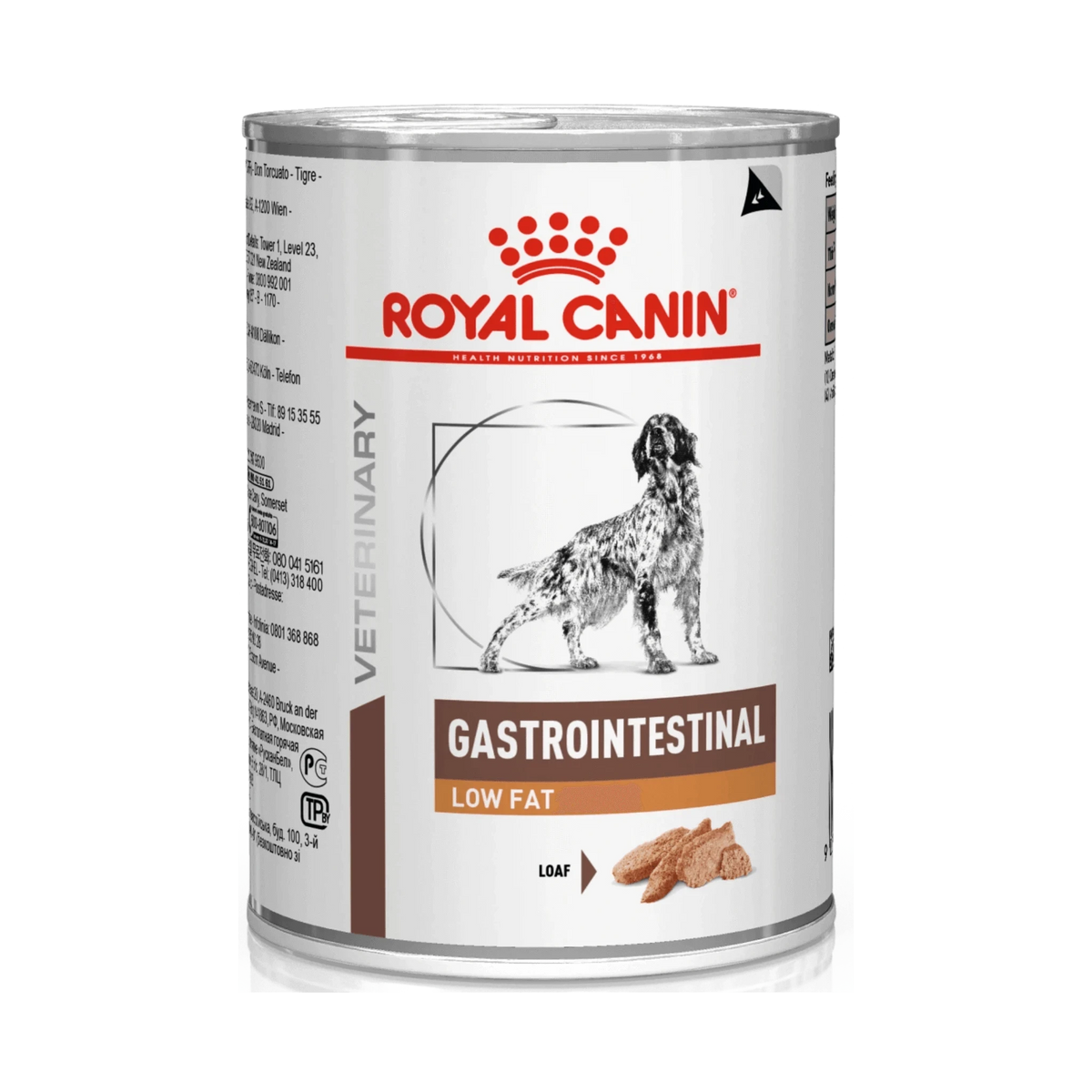 Royal Canin Gastrointestinal Low Fat Wet Dog Food, 410g Can - Animeal