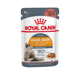Royal Canin Hair and Skin Care in Gravy Wet Cat Food, 85g - Animeal