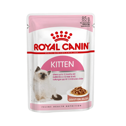 Royal Canin Kitten Instinctive in Gravy Wet Cat Food, 85g - Animeal