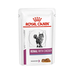 Royal Canin Renal with Chicken Wet Cat Food in Gravy, 85g - Animeal