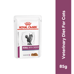Royal Canin Renal with Chicken Wet Cat Food in Gravy, 85g - Animeal