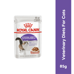 Royal Canin Sterilised in Gravy Wet Cat Food, 85g - Animeal