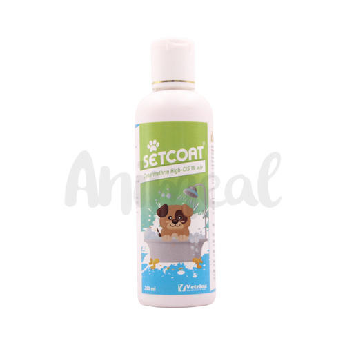SETCOAT HIGH CIS 1% TICK & FLEAS SHAMPOO - Animeal
