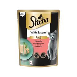 SHEBA SASAMI GRAVY POUCH - Animeal