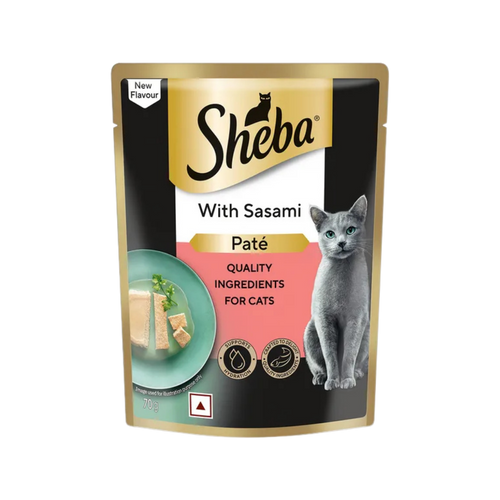 SHEBA SASAMI GRAVY POUCH - Animeal