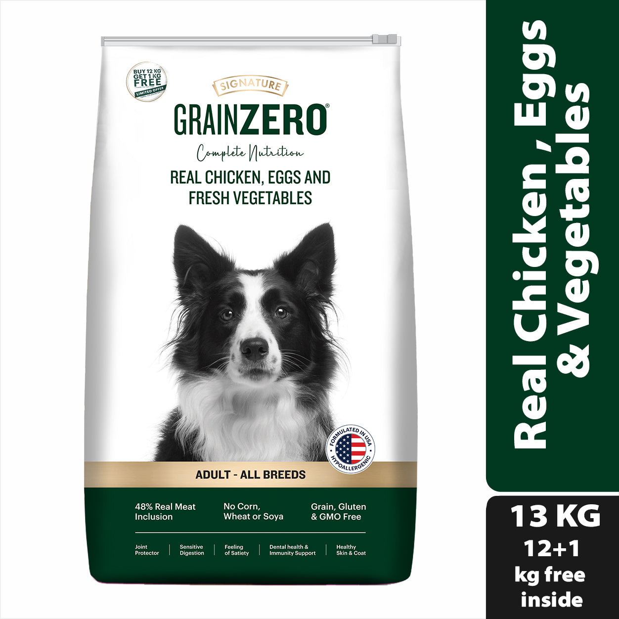 SIGNATURE ADULT GRAIN ZERO DOG DRY FOOD (L) - Animeal