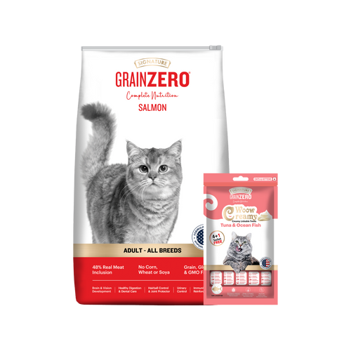 SIGNATURE CAT ADULT SALMON DRY FOOD [1.2KG] - Animeal