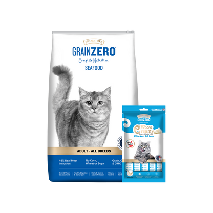 SIGNATURE CAT ADULT SEAFOOD DRY FOOD [1.2KG] - Animeal