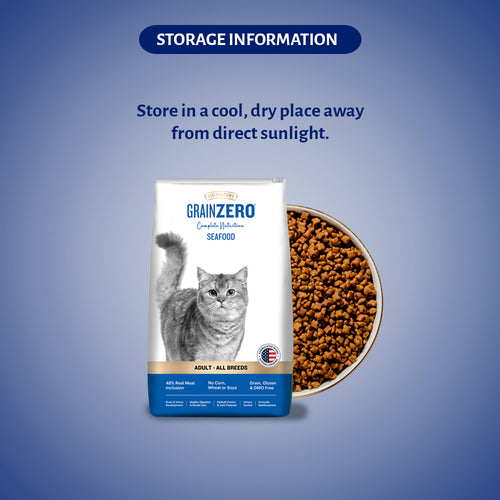 SIGNATURE CAT ADULT SEAFOOD DRY FOOD [1.2KG] - Animeal