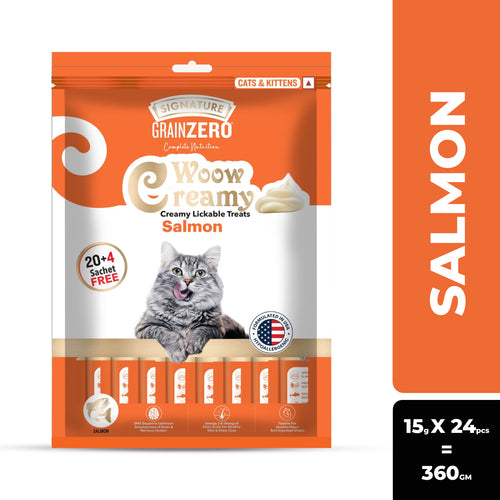 SIGNATURE GRAIN ZERO CREAMY TREAT SALMON (L) - Animeal