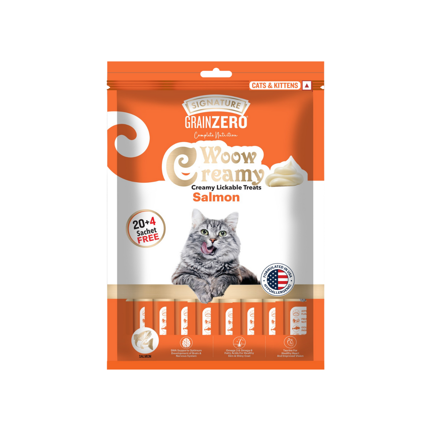 SIGNATURE GRAIN ZERO CREAMY TREAT SALMON (L) - Animeal