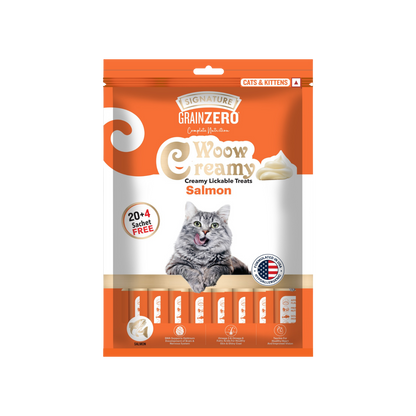 SIGNATURE GRAIN ZERO CREAMY TREAT SALMON (L) - Animeal