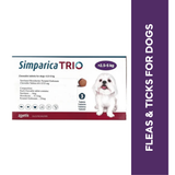 SIMPARICA TRIO (2.5KG TO 5KG) TABLET