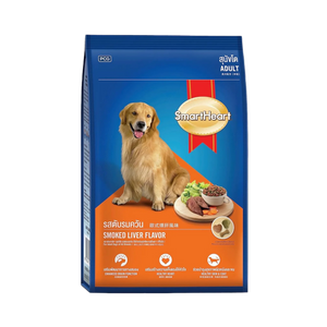 SMART HEART ADULT SMOKED LIVER DRY FOOD (L) - Animeal