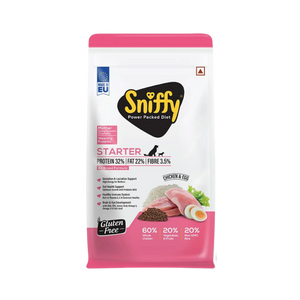 SNIFFY STARTER CHIC & EGG DRY FOOD (M) - Animeal