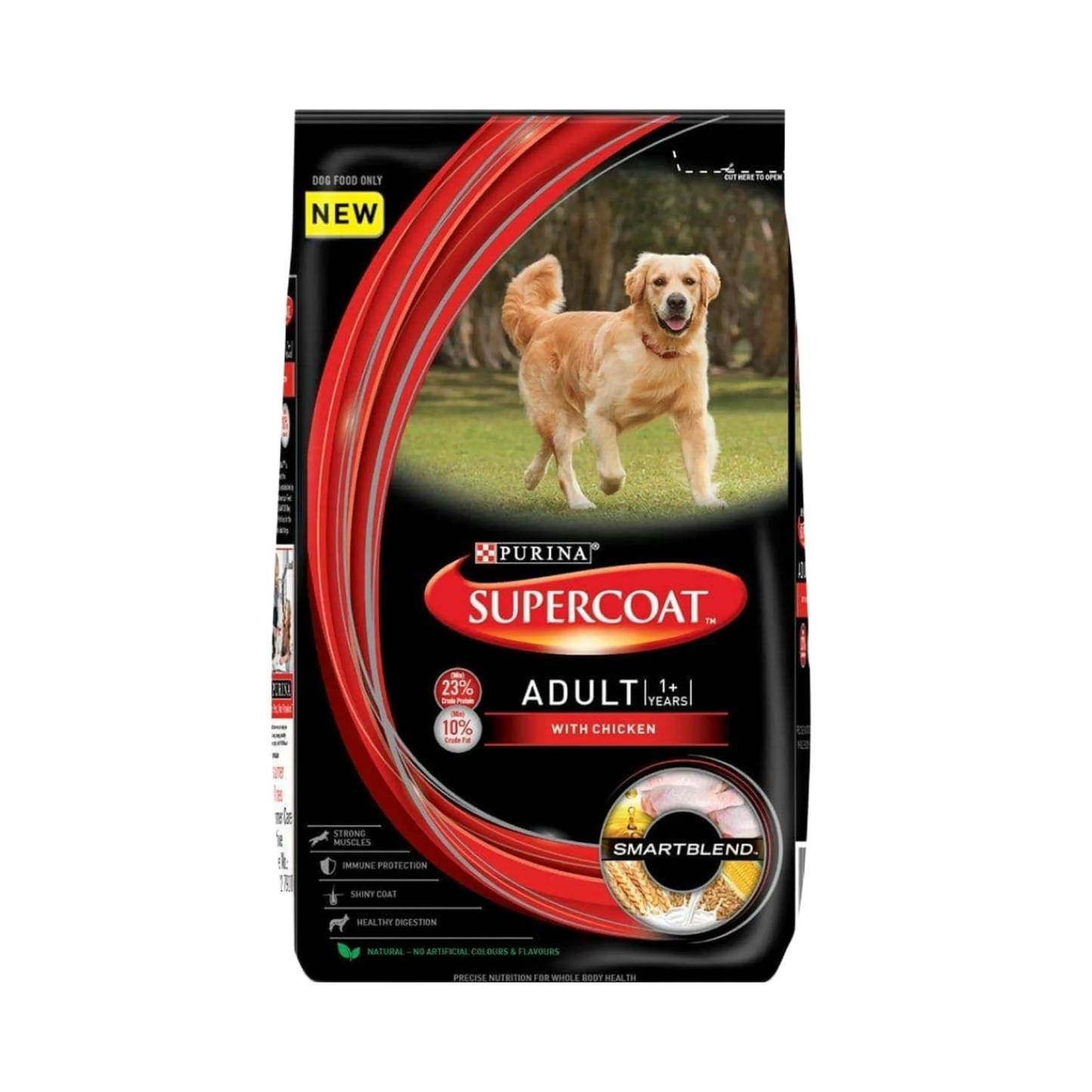SUPERCOAT ADULT CHICKEN DRY FOOD (M) - Animeal