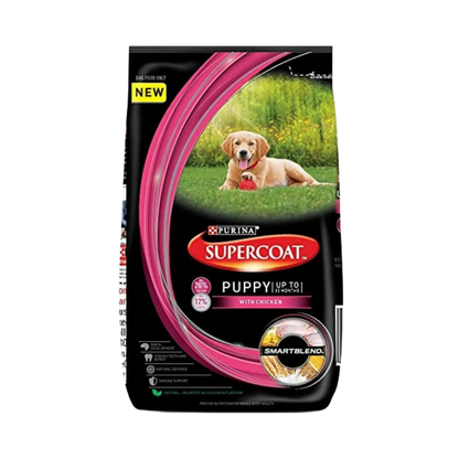 SUPERCOAT PUPPY CHIC DRY FOOD [3KG] - Animeal