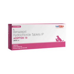 Sava Vet Aceptor 10mg Benazepril Tablets for Pets, 10 Tablets - Animeal