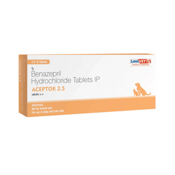 Sava Vet Aceptor 2.5mg Benazepril Tablets for Pets, 10 Tablets - Animeal