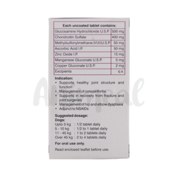 Sava Vet Bonhans Joint Support Tablets for Dogs, 30 Tablets - Animeal