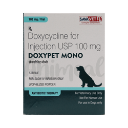 Sava Vet Doxypet Mono Doxycycline Injection, 5ml - Animeal