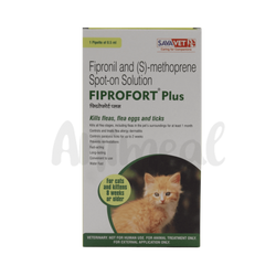 Sava Vet Fiprofort Plus Spot-On for Cats, 0.5ml - Animeal
