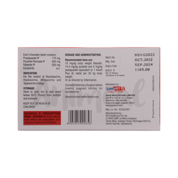 Sava Vet Kiwof Plus XL Dewormer Tablets for Large Dogs, 10 Tablets - Animeal