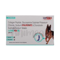 Sava Vet Lubrihans Joint Support Tablets for Dogs, 10 Tablets - Animeal